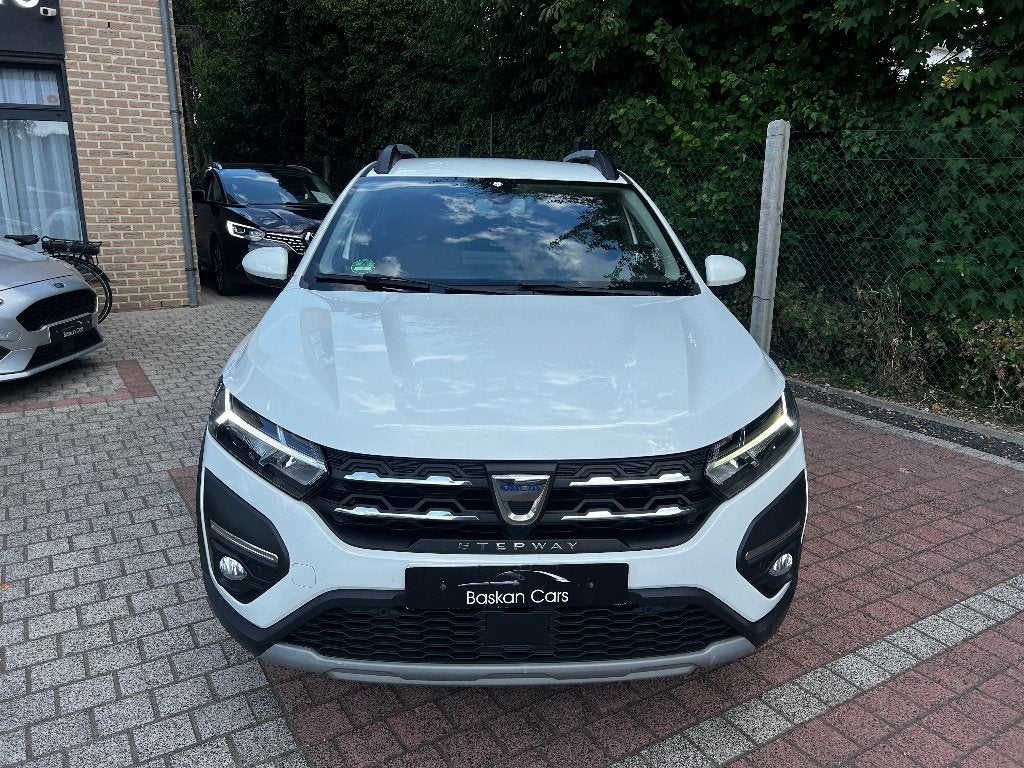 DACIA SANDERO STEPWAY 1.0TCE/M2022/AIRCO/12M GARANTIE, Auto's, Dacia, Stof, Start-stop-systeem, Wit, Handgeschakeld