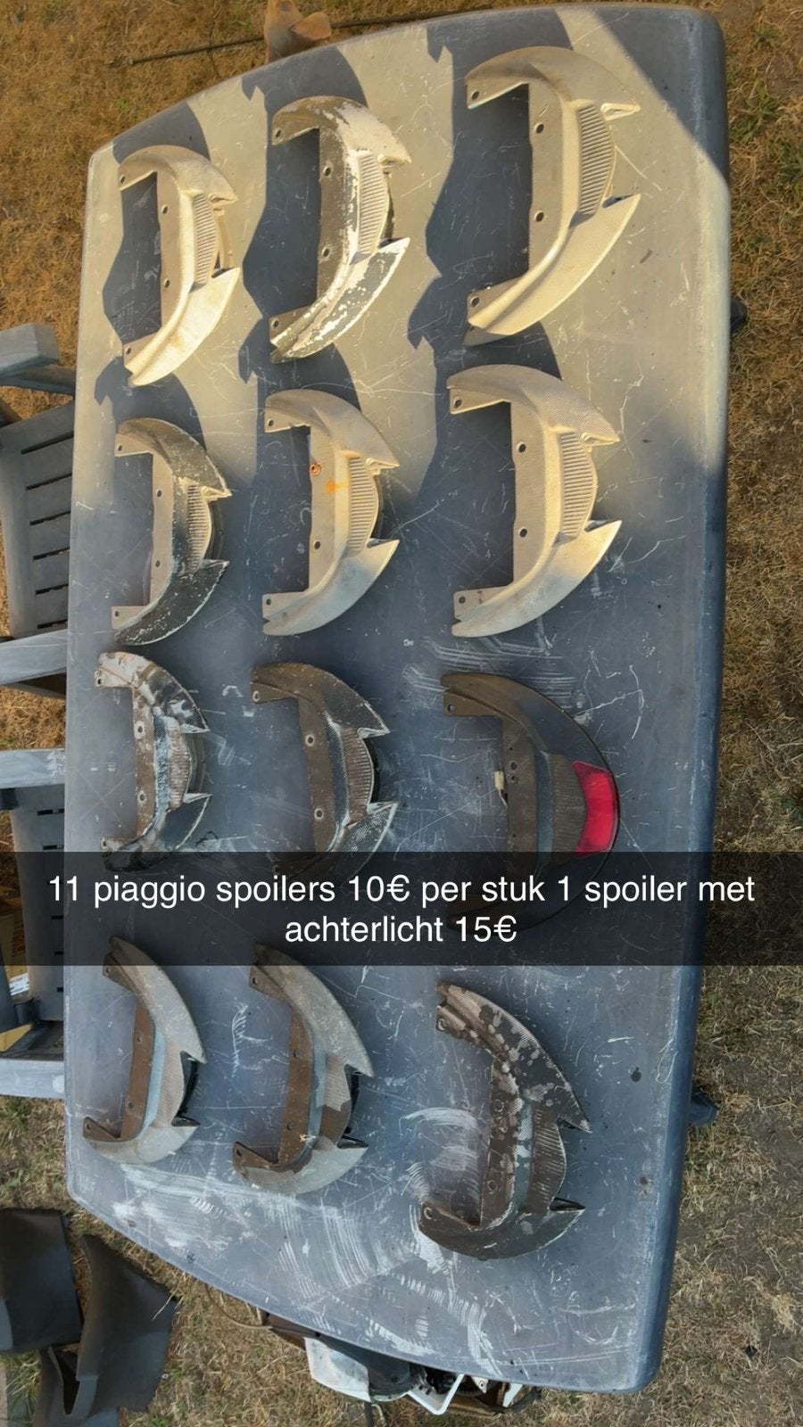 Piaggio zip spoiler, Ophalen, Zo goed als nieuw, Kap, Piaggio