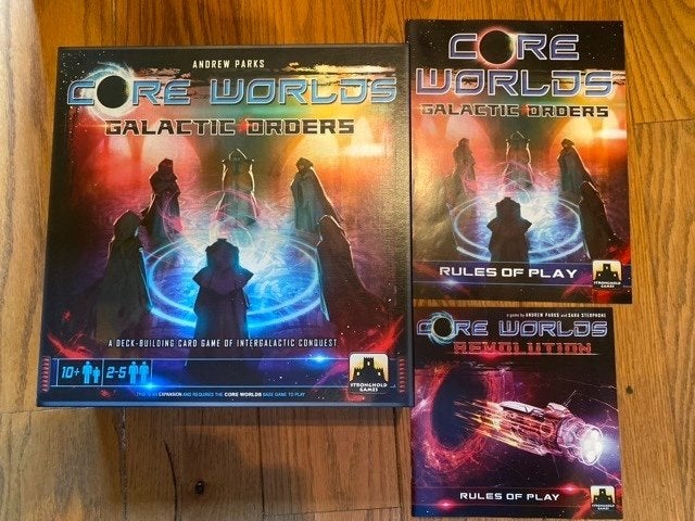 CORE WORLDS + GALACTIC ORDERS + REVOLUTION set van 3 spellen, Verzenden