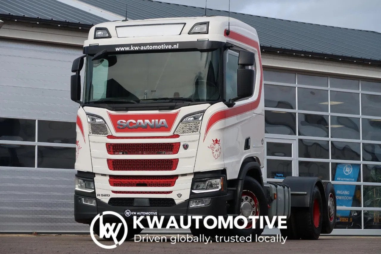 Scania R520 V8 NGS 6X2/ FULL AIR/ CHASSIS / PTO-EG661F, Auto's, Vrachtwagens, Automaat, Euro 6, Scania, 520 pk