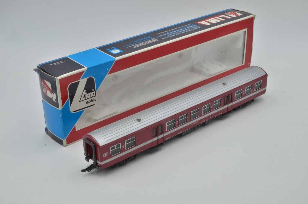 NMBS/SNCB Bordeaux M4 rijtuig 2e klasse (Lima), Hobby en Vrije tijd, Gebruikt, Gelijkstroom of Wisselstroom, Wagon, Ophalen of Verzenden