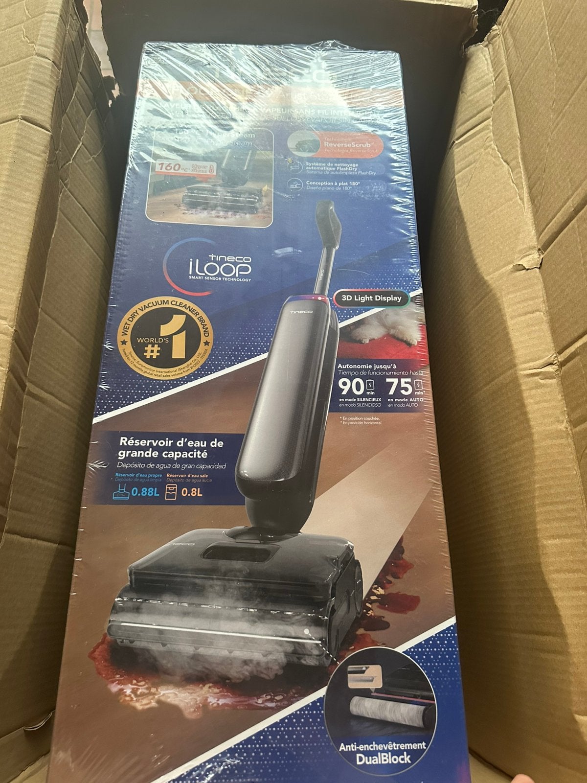 Tineco Floor One S9 Artist Steam Pro Aspirateur Laveur, Electroménager, Aspirateurs, Enlèvement, Neuf, Autres types
