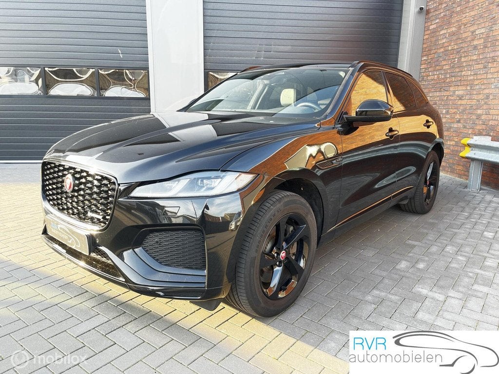 Jaguar F-Pace 2.0 P400e PHEV R-Dynamic Black, Auto's, Automaat, Zwart, 4 cilinders, Zwart