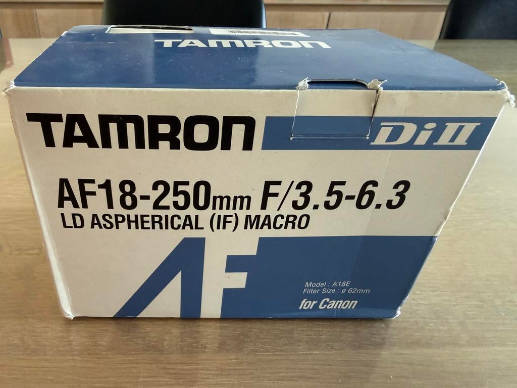 AF18-250mm F/3.5-6.3 Di-II LD Aspherical (IF) Macro Canon, Audio, Tv en Foto, Foto | Lenzen en Objectieven, Ophalen