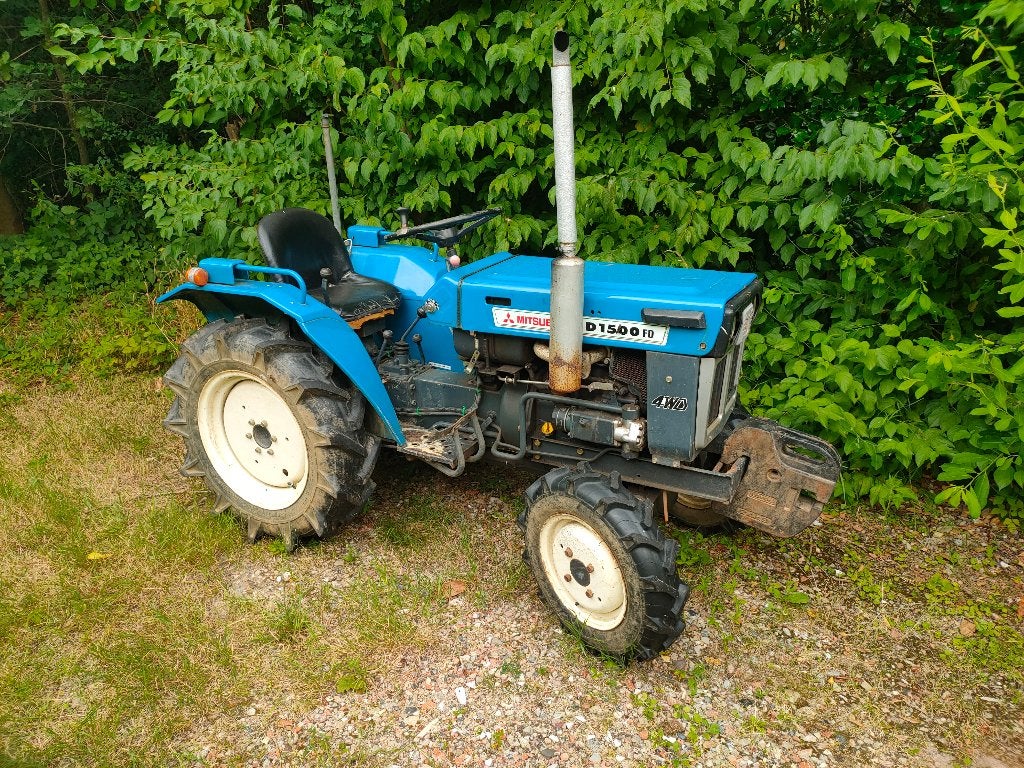 Mitsubishi D1500FD Minitractor – 4x4 – 15 PK, Ophalen, Gebruikt, Tot 80 Pk, Overige merken