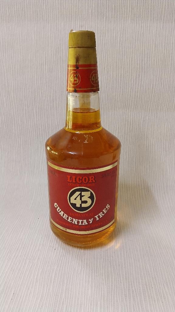 Ancienne bouteille de Licor 43 Cuarenta Y Tres 1, Collections, Enlèvement ou Envoi, Utilisé, Autres types