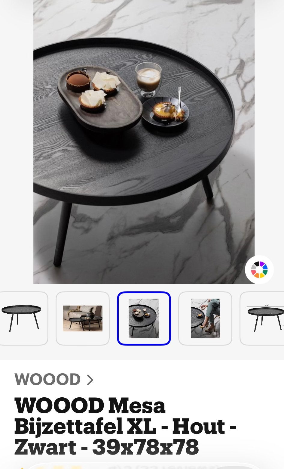 Woood salontafel, Ophalen, Zo goed als nieuw