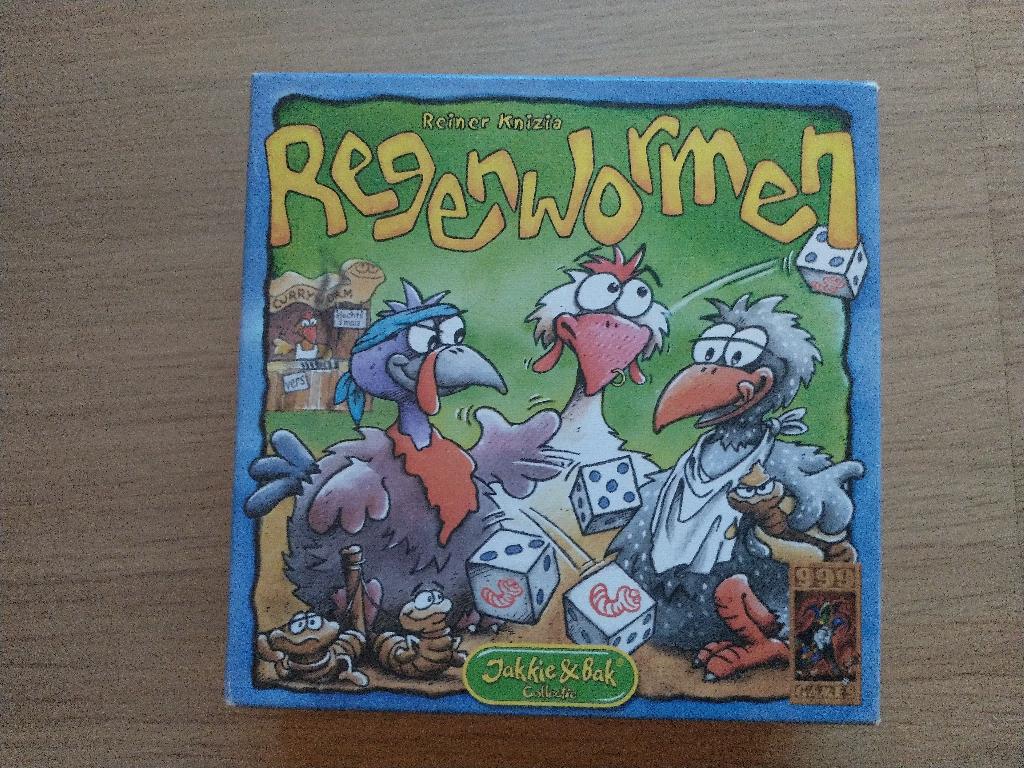 Regenwormen (999 Games), Hobby en Vrije tijd, Vijf spelers of meer, Ophalen of Verzenden, Gebruikt, 999 Games