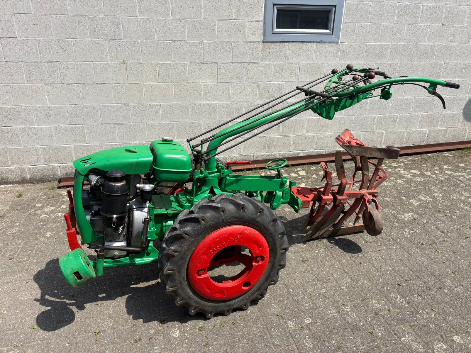 Agria 2800 met toebehoren, Ophalen