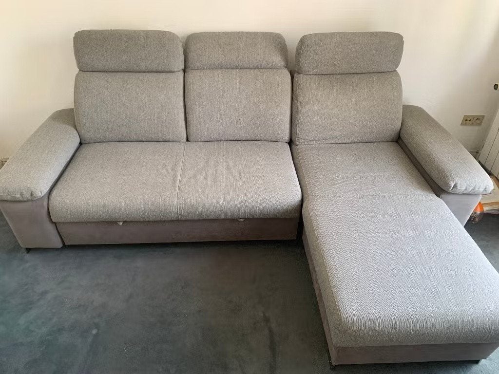 Canapé d’angle convertible, Maison & Meubles, Canapés | Salons, Utilisé, Banc d'angle, Trois personnes, 200 à 250 cm, 100 à 125 cm