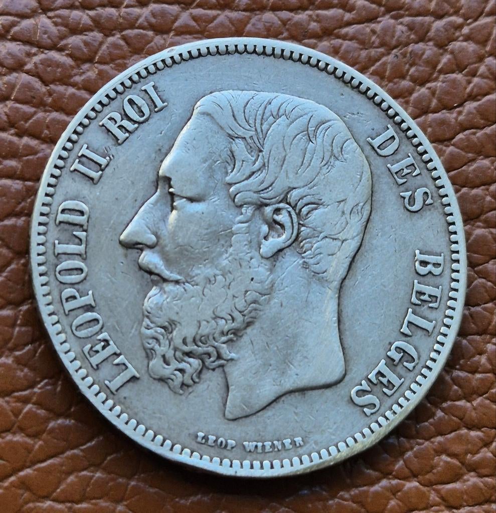 5 Francs.  1867   with dot behind.   F. !!!, Zilver, Ophalen of Verzenden, Losse munt, Zilver