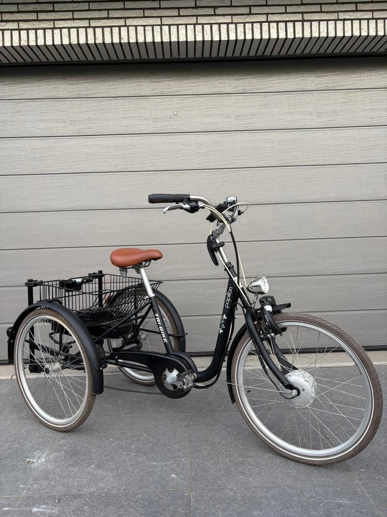 Tri-Bike elektrische driewieler ondersteuning, nieuwstaat, Ophalen of Verzenden, Zo goed als nieuw