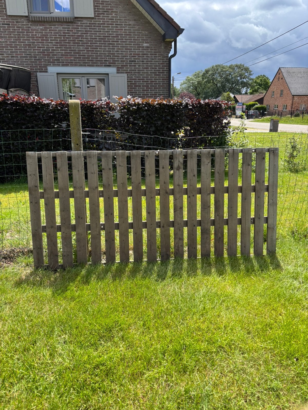 Hek 250cm op 100cm  9stuks prijs per stuk, Tuin en Terras, Ophalen, Gebruikt