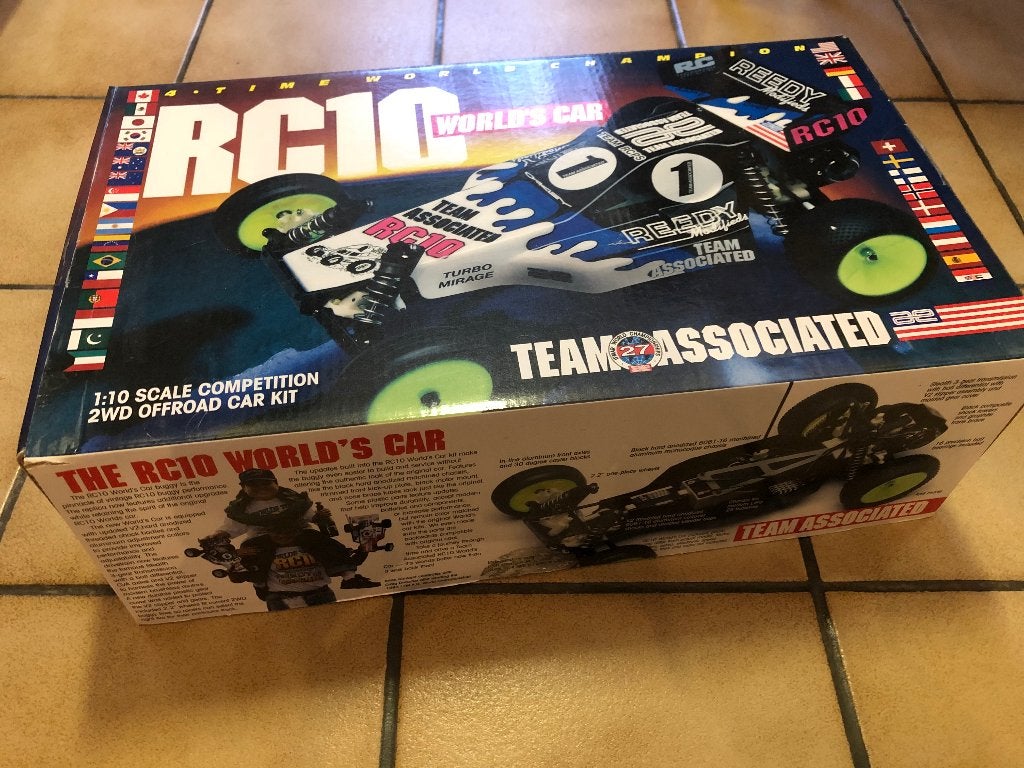 Team Associated 1/10 RC10 Worlds Car Reissue Kit, Ophalen