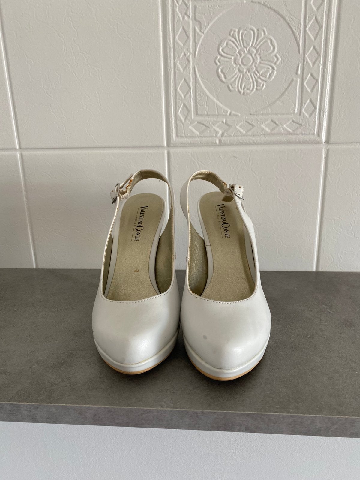 Witte pumps, Ophalen, Zo goed als nieuw, Pumps