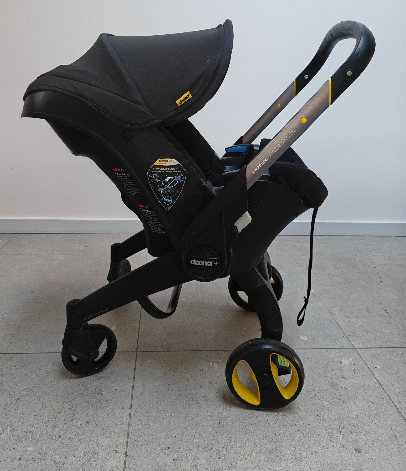 Complete Doona+ set met ISOFIX base en accessoires, Overige merken, Gebruikt, Ophalen of Verzenden, Isofix