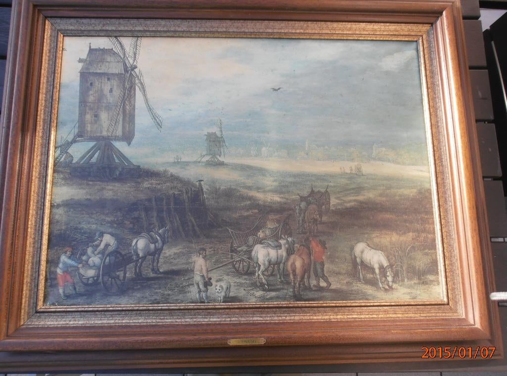 Grande peinture sur toile, Enlèvement