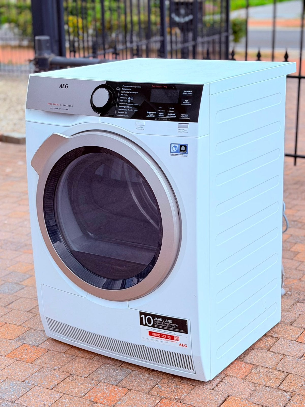 Aeg condensatie droogkast A+++klasse 8kg 180€, Ophalen, Zo goed als nieuw