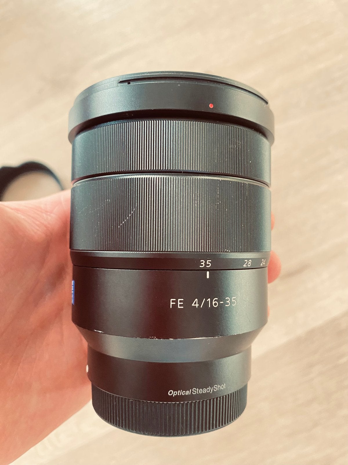 Sony Zeiss 16-35mm f4 ZA OSS sony FE, Ophalen of Verzenden, Gebruikt