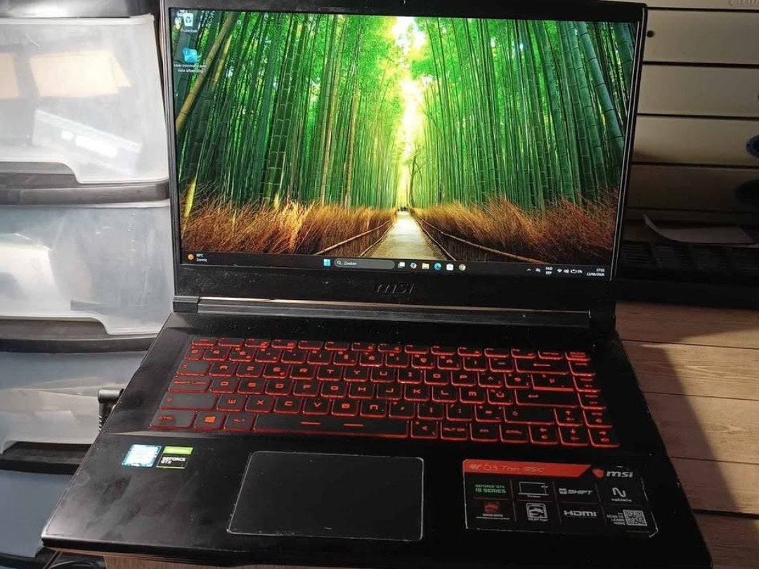 Gamer Laptop MSI GF63, Ophalen, HDD