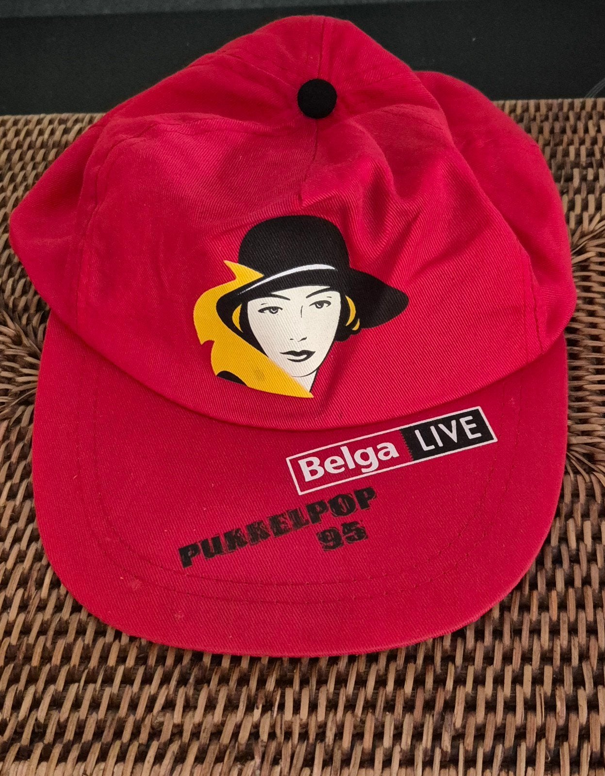 Vintage Pukkelpop 1995 Pet – Belga Live – Rood, Verzamelen, Ophalen