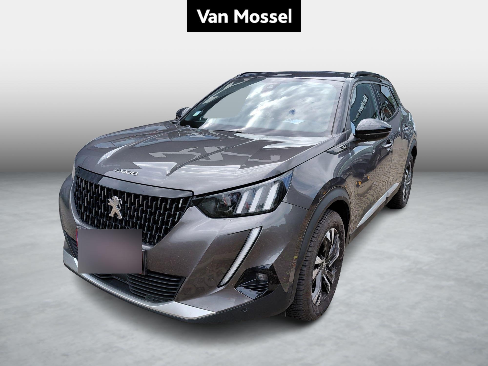 Peugeot 2008 1.5 BlueHDi 96kW S&S EAT8 GT Line, Auto's, Stof, Gebruikt, Zwart, Automatische klimaatregeling