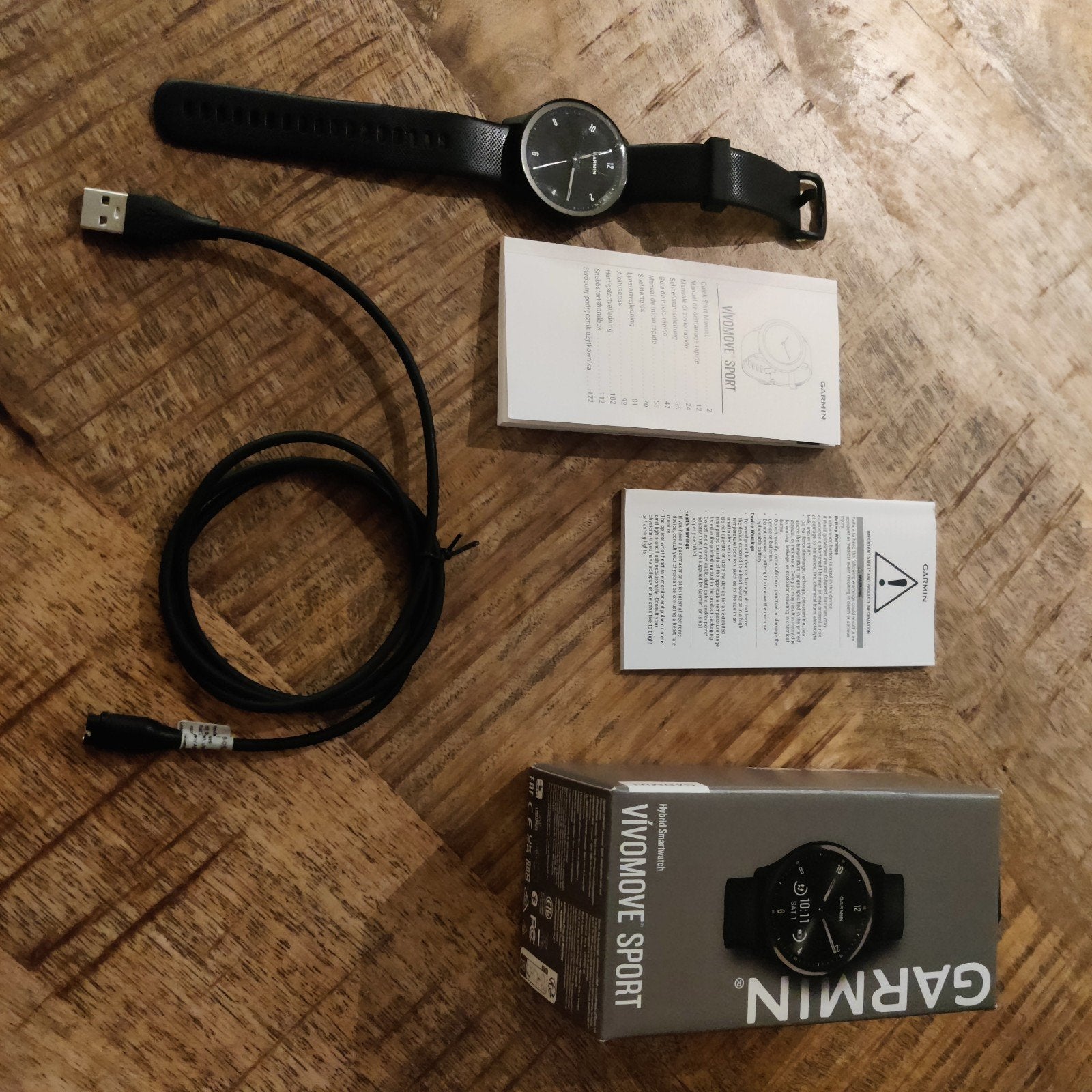 Garmin vivomove sport, Ophalen