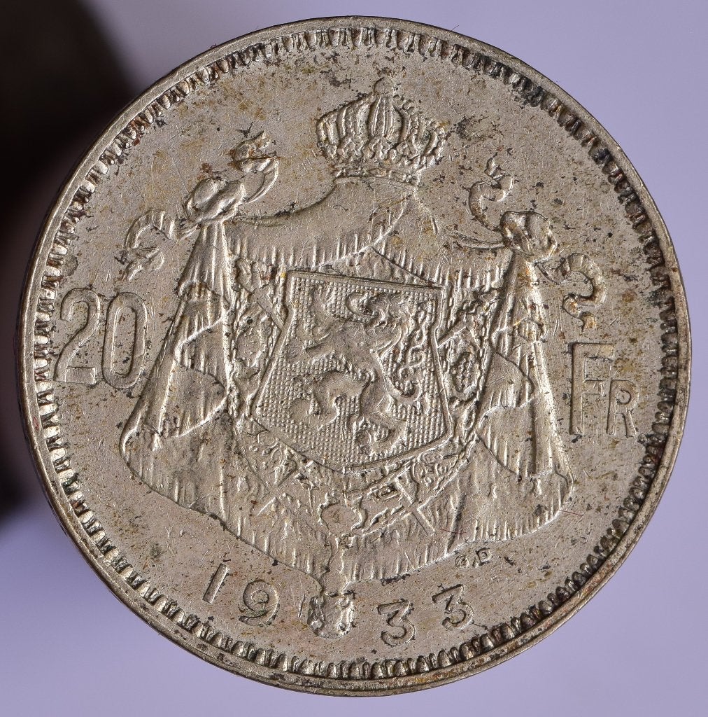 20 francs argent 1933 FR pos.A, Monnaie en vrac, Argent, Argent, Envoi