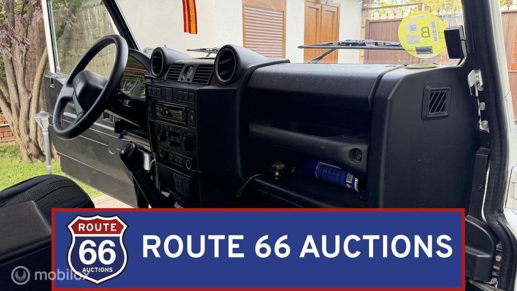 Land Rover Defender 130 pick-up | 2012 | Route 66 Auctions, Auto's, Land Rover, Gebruikt, Zwart, Handgeschakeld, Overige carrosserie
