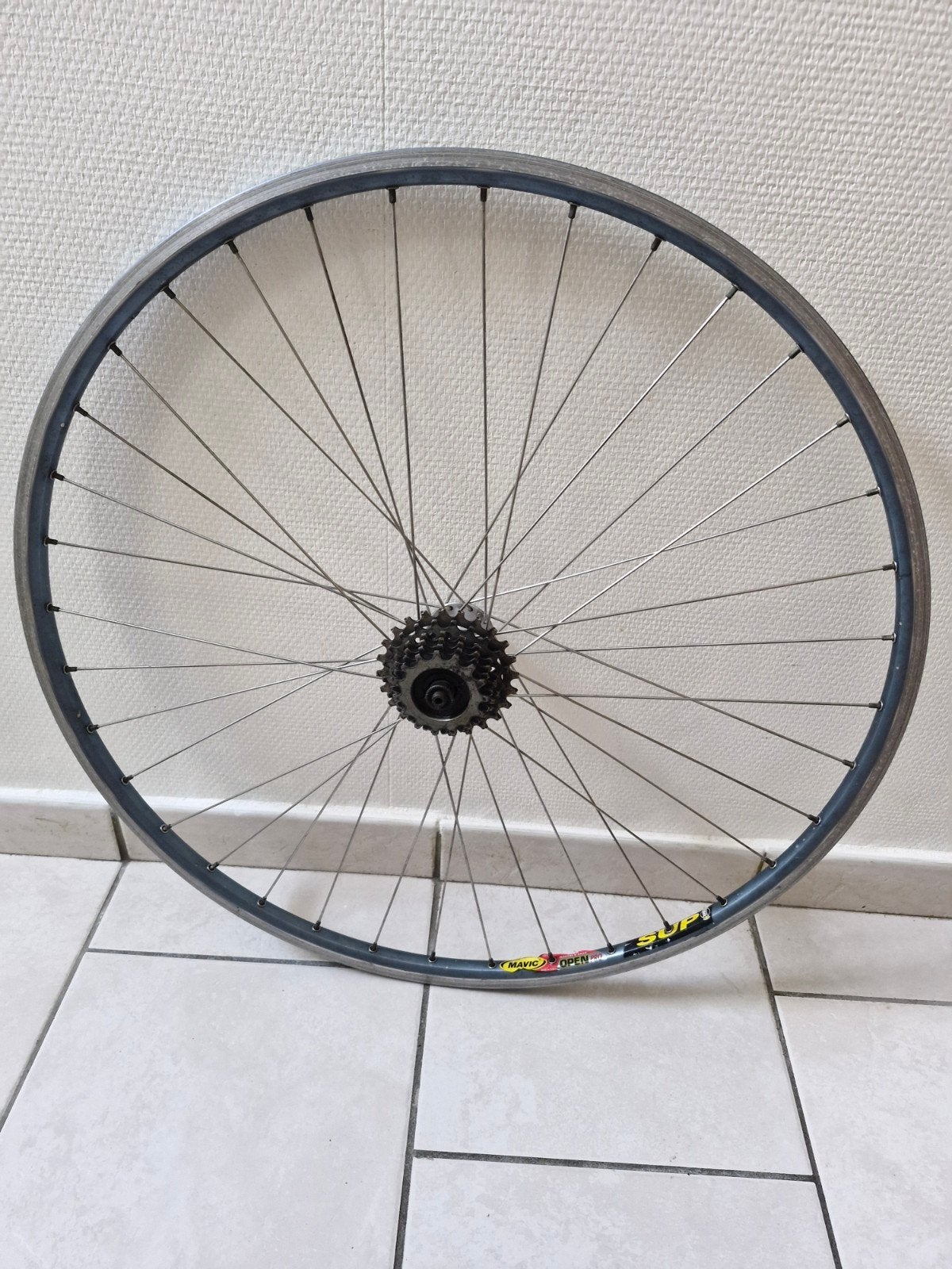 Roue arrière Vintage Campagnolo Record — Mavic Open SUP — 6, Vélos & Vélomoteurs, Enlèvement, Racefiets