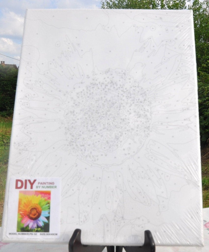 kit peinture par numero  fleur de tournesol, Enlèvement ou Envoi, Neuf, Autres types