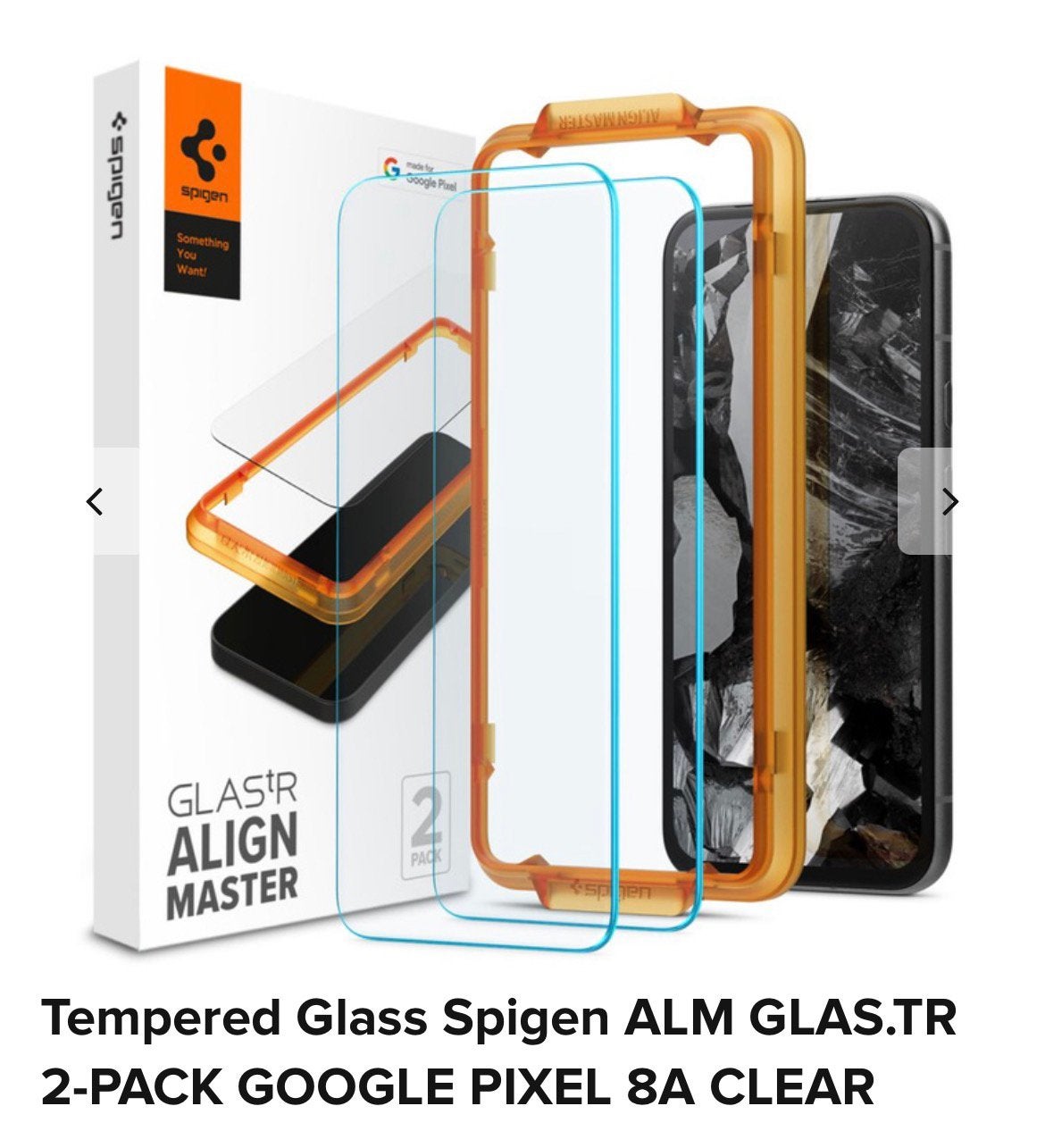 2 packs Neuf Protection d’ecran Spigen pour Google Pixel 8a, Ophalen, Nieuw, Spigen