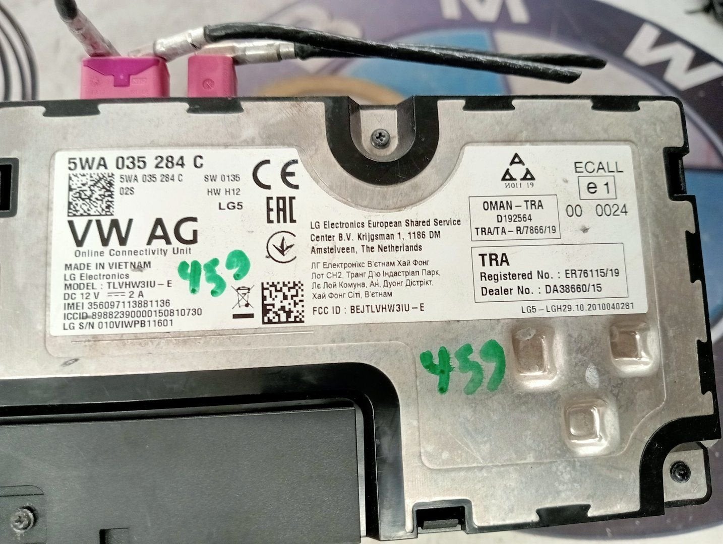 Bluetooth module van een Volkswagen Golf, Volkswagen, -, Utilisé, -