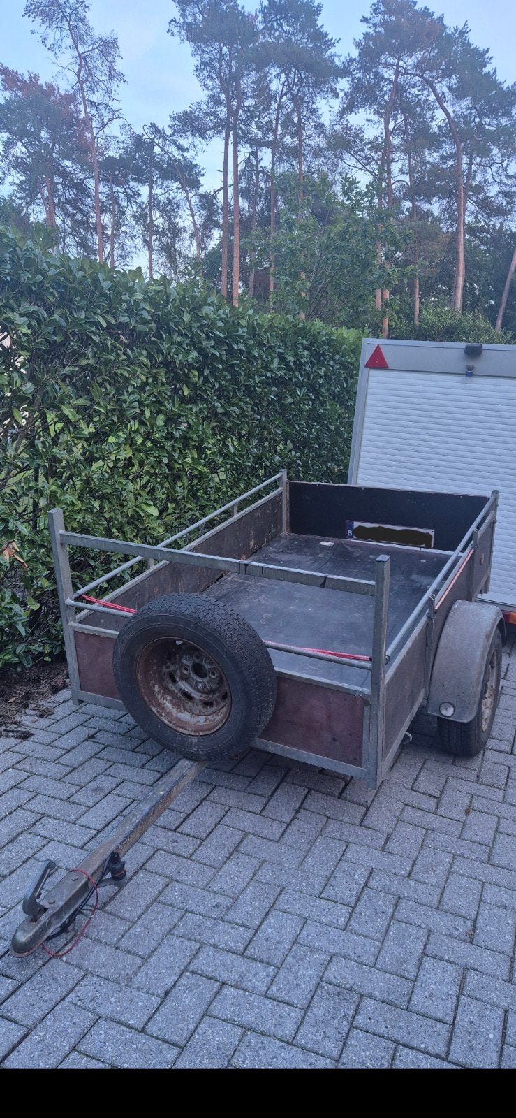 Aanhanger met nieuwe banden, Auto diversen, Ophalen, Gebruikt