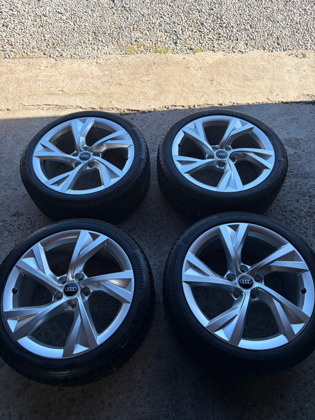 Velgen Winterset Origineel 18 inch Audi A4 en Q2, Ophalen, 18 inch, Gebruikt, Banden en Velgen