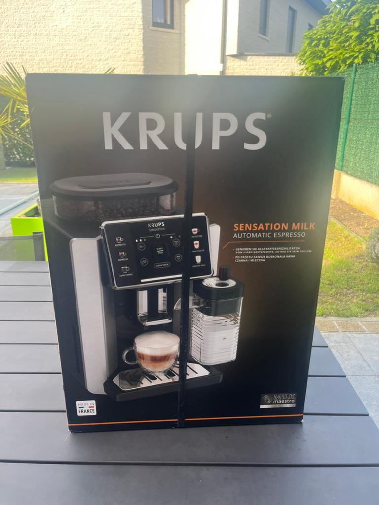 KRUPS EA912 Sensation Milk M90 - neuve sous scellé, Neuf, Machine à espresso, Réservoir d'eau amovible, Café en grains