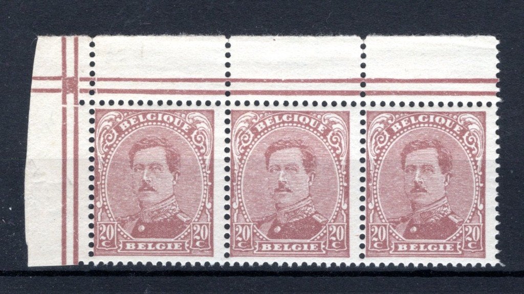 140C MNH TYPE IV 3 stuks 1922 - Z.M. Koning Albert 1, Verzenden, Postfris, Postfris