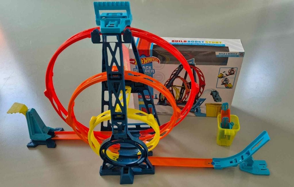 Hot Wheels Triple loop kit, Comme neuf, Enlèvement, Circuit, Hot Wheels