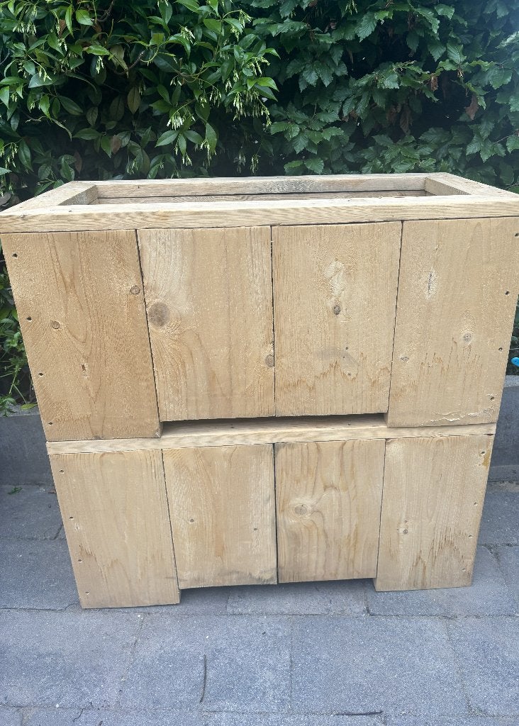 Robuuste steigerhouten plantenbak 80x40x40, Tuin en Terras, Ophalen, Nieuw, Rijkevorsel, Binnen