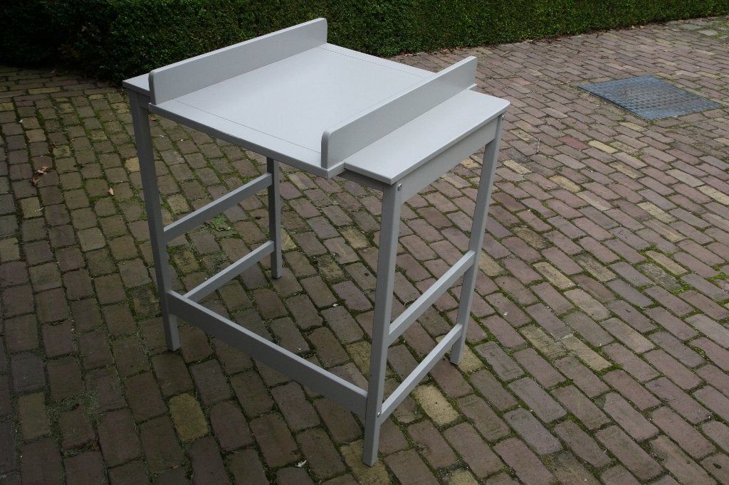 Mooie grijze Quax Verzorgingstafel, Aankleedkussen, Zo goed als nieuw, Standaard, Ophalen