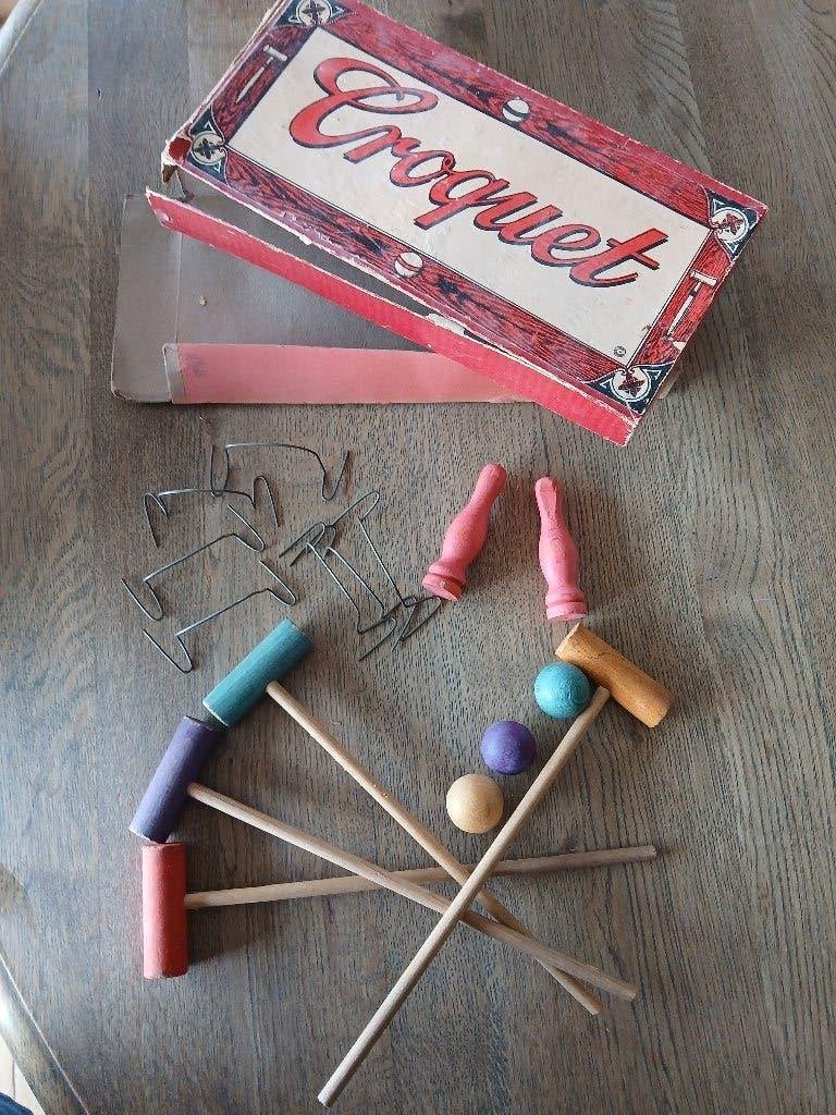 Jeu de croquet de table Vintage, Enlèvement