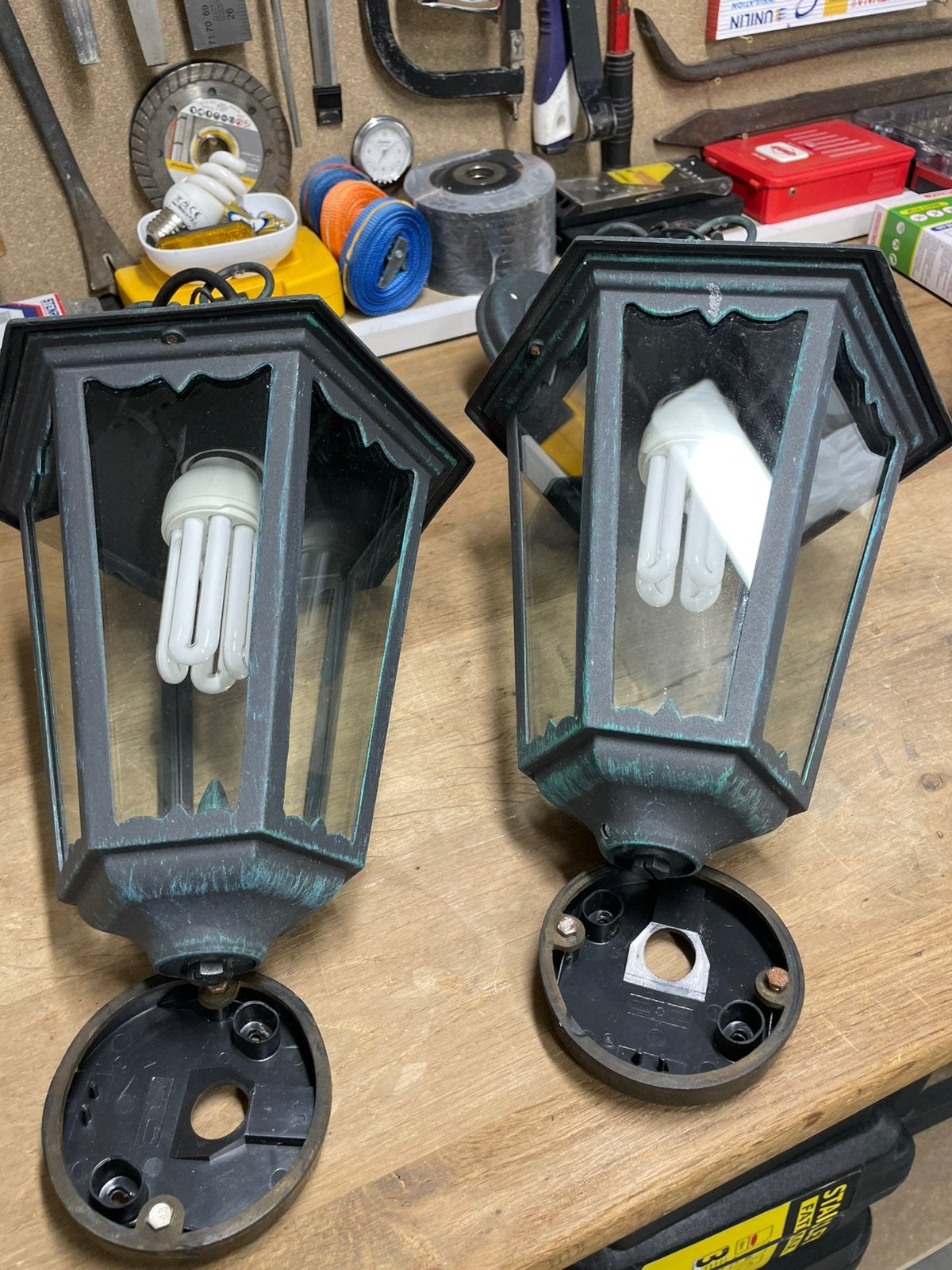 2 lampes exterieur, Jardin & Terrasse, Enlèvement ou Envoi, Comme neuf