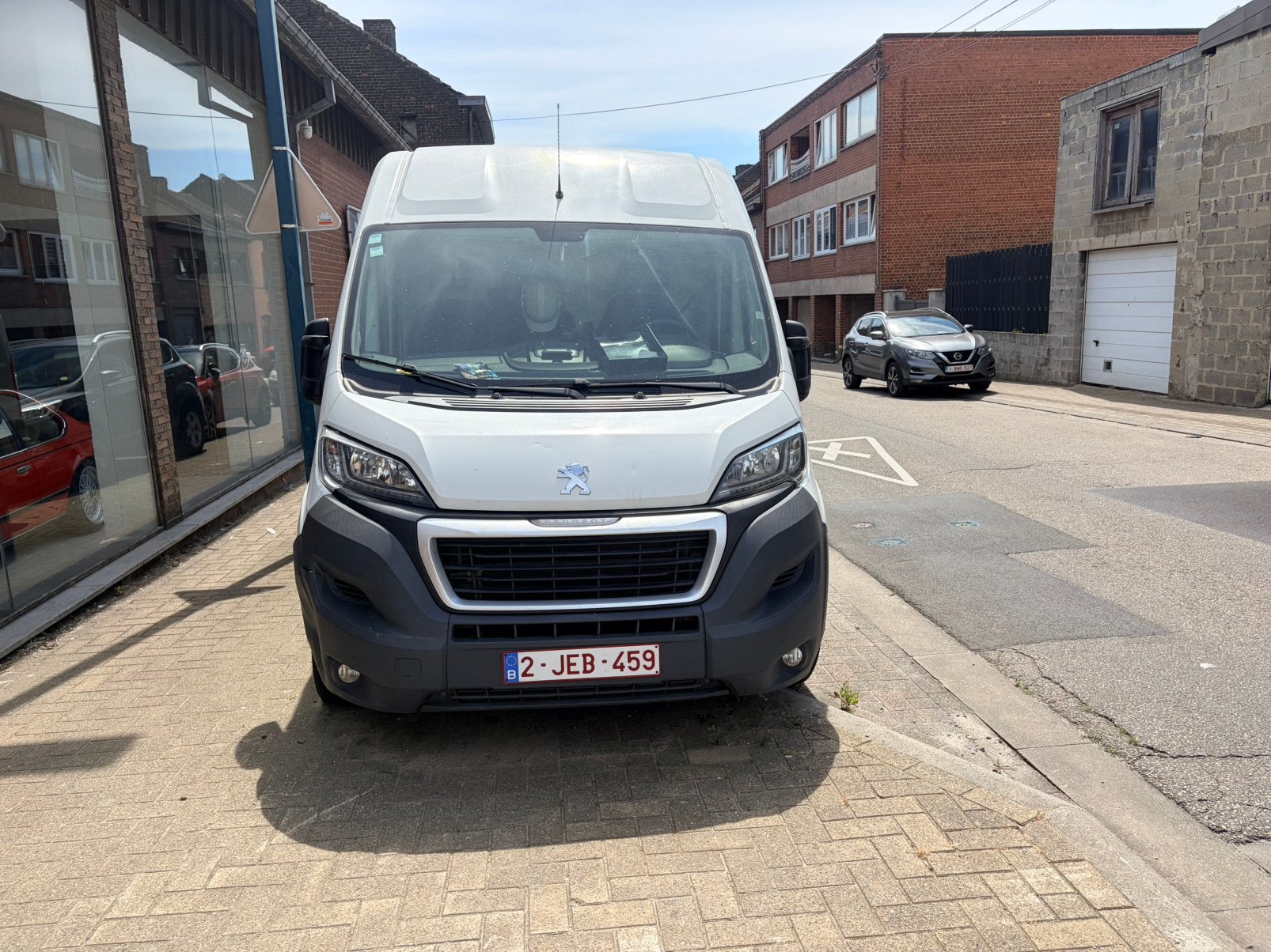 Peugeot boxer 2.0hdi bouwjaar 2017 euro 6, Auto's, Bestelwagens en Lichte vracht, Voorwielaandrijving, Stof, Euro 6, 4 cilinders