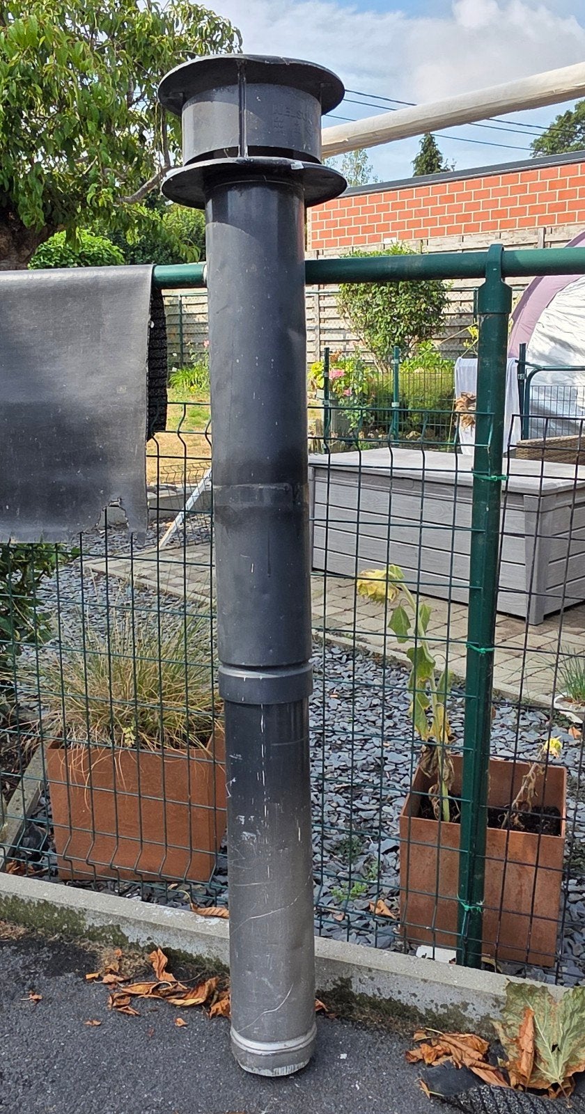 Schoorsteen kap en buis, Doe-het-zelf en Bouw, Ophalen, Zo goed als nieuw, Ventilator en Afzuiger