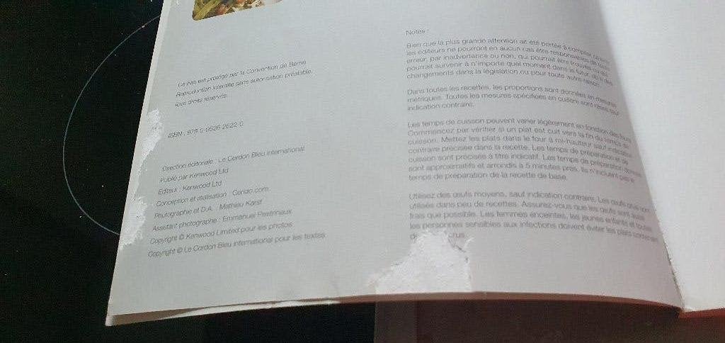 Franstalig kookboek Techniques Le Cordon Bleu, Voorgerechten en Soepen, Gezond koken, Ophalen, Gelezen