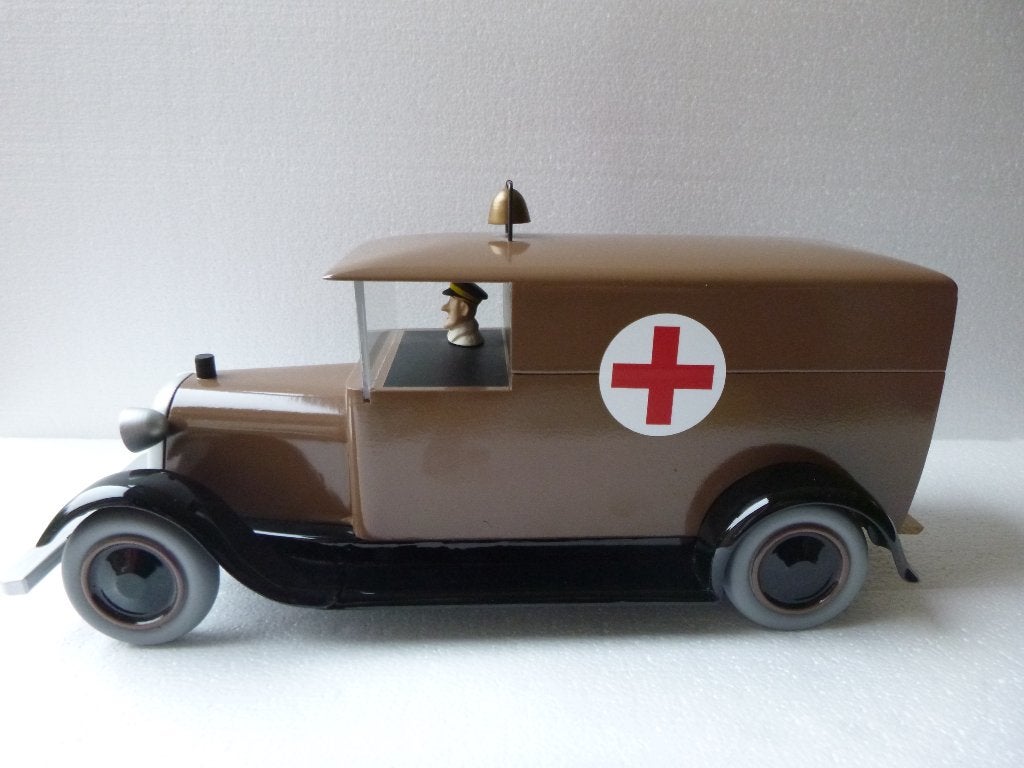 Kuifje De ambulance van Hergé, Ophalen, Kuifje, Nieuw, Beeldje of Figuurtje