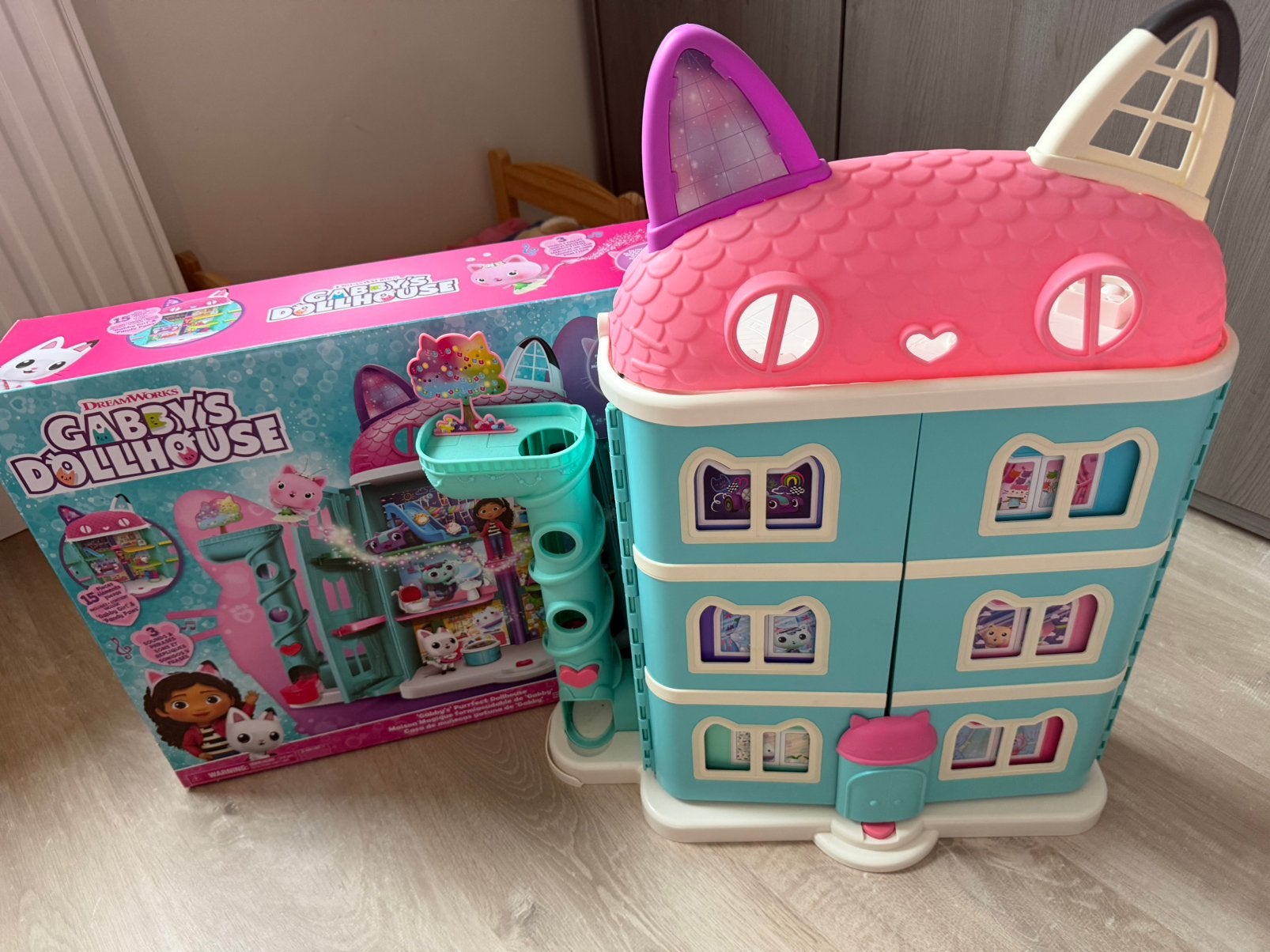 Grote Gabby’s Dollhouse set, Enfants & Bébés, Enlèvement ou Envoi, Comme neuf, Maison de poupées