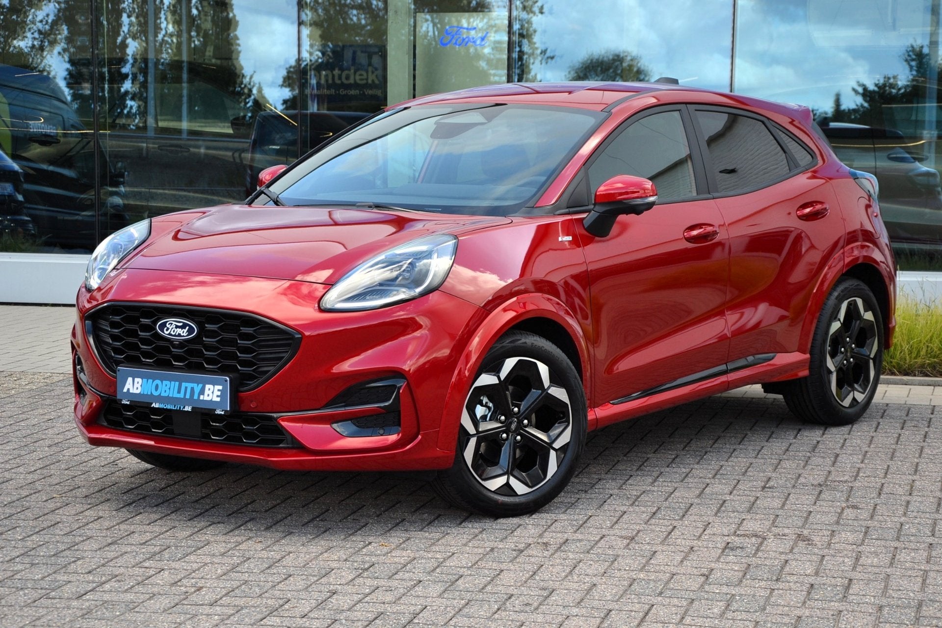 Ford Puma ST Line X 1.0i Ecoboost MHEV 125pk AUTOMAAT, Auto's, Automaat, Adaptive Cruise Control, Zwart, Overige kleuren
