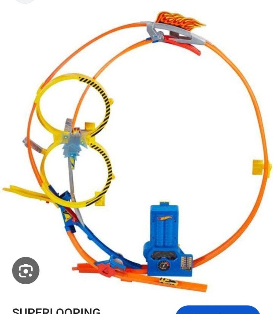 Hot Wheels  super-looping baan, Ophalen, Hot Wheels, Elektrisch, Met looping