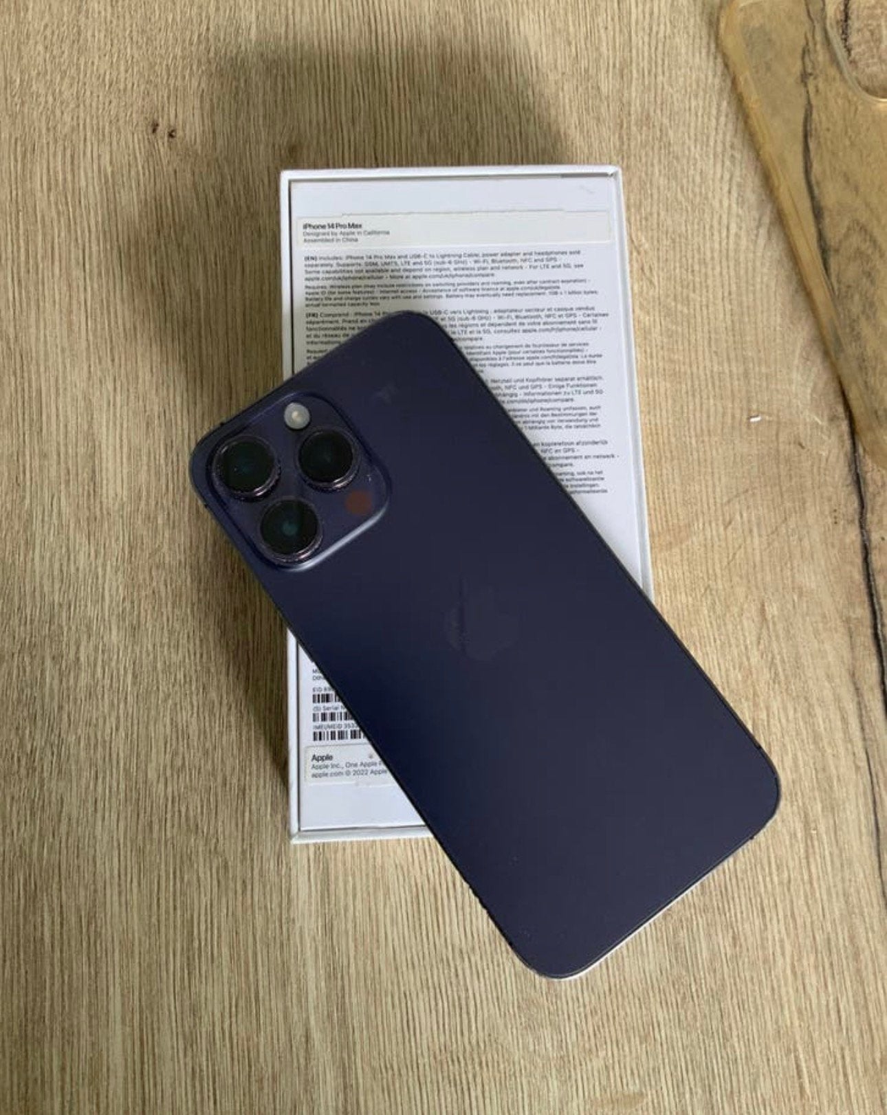 Iphone 14 pro max 256 gb met bon, Télécoms, Téléphonie mobile | Apple iPhone, Enlèvement ou Envoi, Comme neuf, 256 GB, IPhone 14